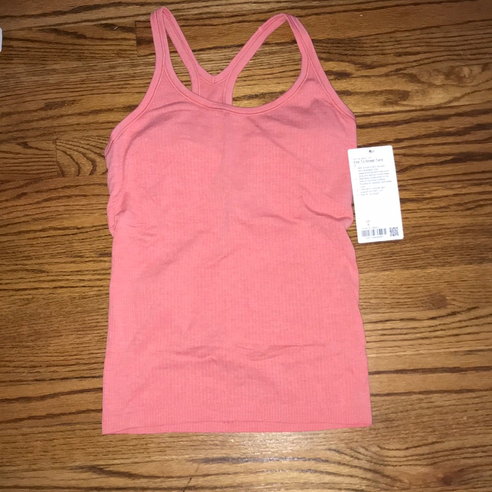 NWT lululemon ebb to street tank